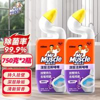 威猛先生 淡雅茉莉洁厕液600g家用厕所马桶清洁除臭除菌除垢洁厕啫喱2瓶