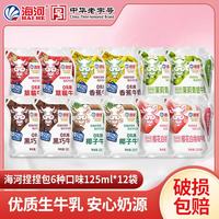 海河乳业 海河花色奶捏捏包125ml*12袋
