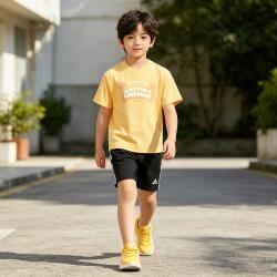 adidas 儿童夏季透气短袖 T恤