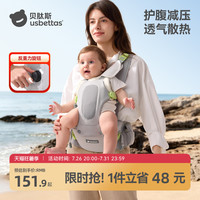 移动端：贝肽斯 婴儿腰凳背带二合一 轻便透气 前抱式