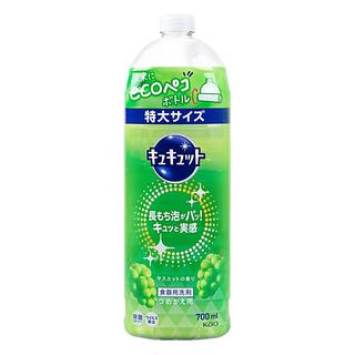 花王 Cucute洗洁精 葡萄香 700ml 补充替换装