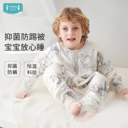 ibaby ×outlast太空舱恒温抗菌纱布儿童睡袋春夏薄款宝宝分腿四季