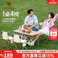 骆驼 户外折叠桌椅套装 3654C 升级版