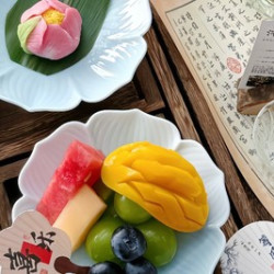 荷畔双人茶点