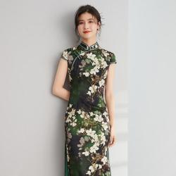 金菊 女士新中式旗袍连衣裙