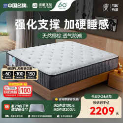 雅兰 独立弹簧 床垫  护脊版22cm 20-25cm（含） 150*200cm 偏硬