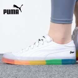 PUMA Capri T 中性运动板鞋 387244-04 白色 40