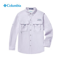 Columbia 26春夏新品 哥伦比亚 户外男子防晒UPF50+可卷袖零感长袖衬衫