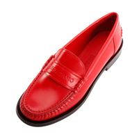 限尺码：Salvatore Ferragamo FERRAGAMO 菲拉格慕字母logo压纹乐福鞋牛皮革女休闲鞋