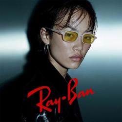 Ray-Ban 时尚复古窄框太阳镜男女
