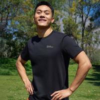 Jack Wolfskin 德国狼爪ESSENTIAL情侣户外休闲速干T恤5822212