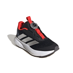 adidas 儿童BOA旋钮网面轻便减震跑步鞋IH3603