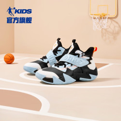 乔丹 2026乔丹童鞋运动鞋儿童篮球鞋专业训练冬季新款皮面战靴