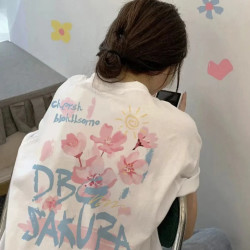 大码白色半袖夏季上衣纯棉2026新款薄款宽松T恤洋气女款爆款短袖