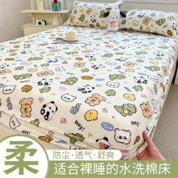 浪漫花语 防滑全包床笠 四季可用 360°包裹保护床垫 亲肤柔软
