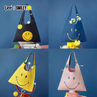Lee &Smiley明星同款联名笑脸包托特购物包时尚休闲百搭单肩包包