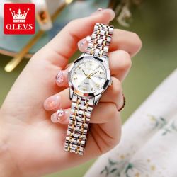 OLEVS 瑞士认证正品手表气质高档女士石英表气质高档高级轻奢防水女款表