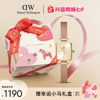 Daniel Wellington 马思纯同款DW手表方形女QUADRO系列小方糖腕表