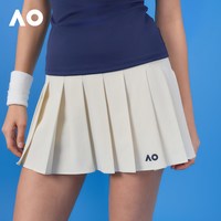 AO澳网经典宽百褶运动网球半裙女带底裤训练健身运动短裙网球服