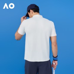 AO澳网新款夏季经典网球服动POLO衫男透气速干防晒短袖T恤高尔夫