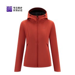 必迈 运动保暖软壳衣户外防风加绒夹克女款跑步训练外套