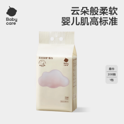 babycare bc babycare 悬挂式洗脸巾 180抽1包（200x200mm）
