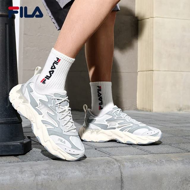 FILA 蕨草鞋3代 男款透气老爹鞋运动鞋