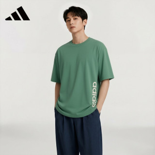 adidas JD0344 夏季休闲运动短袖T恤 男款