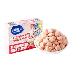 小鹿蓝蓝 益生元芝士小软饼儿童零食1盒