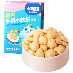 小鹿蓝蓝 益生元芝士小软饼儿童零食 1盒