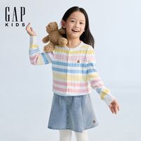 百亿补贴：Gap 女童2026春季新款小熊刺绣牛仔百褶裙裤儿童装可爱短裙861475