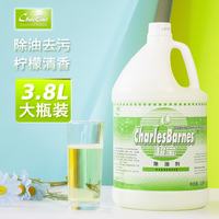 超宝 重油污清洗剂 厨房清洁剂 3.8L 柠檬香 强力除油