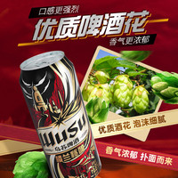 乌苏啤酒 大红乌苏500ml*24罐+楼兰秘酿500ml*12罐