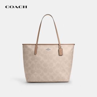 COACH CITY通勤电脑包 沙黄 CCD66 女士手提包