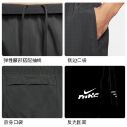 NIKE IB4130-070 5英寸运动短裤 黑色 L