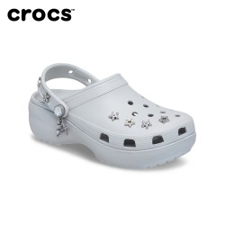 crocs 女鞋 经典星芒云朵复古厚底洞洞鞋 214040