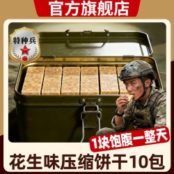 露玉雅 花生味压缩饼干 42g*10包