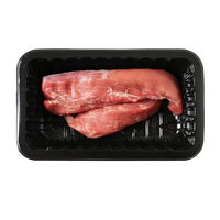 移动端：膳博士 黑猪肉新鲜小里脊肉300g*3盒非冷冻土猪肉生猪肉生鲜黑毛猪