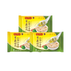 湾仔码头 沪味荠菜猪肉大馄饨600g*3速冻速食馄饨小混沌