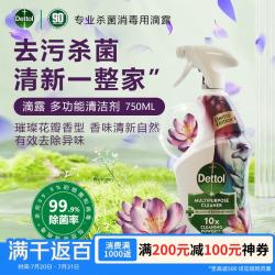 滴露 欧洲进口多功能居家杀菌消毒去污渍清洁喷雾璀璨花瓣香型750ml