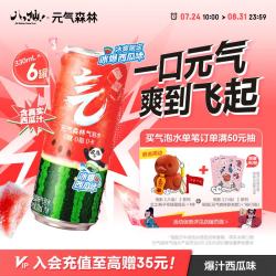 元气森林 冰爆西瓜味气泡水 330ml*6罐