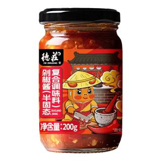 德庄 剁椒酱 200g 瓶装