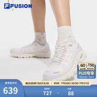 FILA FUSION斐乐潮牌章昊同系列女鞋COMO X2026夏季跑步鞋运动休闲鞋 椰浆白-CM 37.5