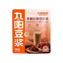 九阳豆浆 早餐红枣豆浆粉10植物营养早餐学生冲饮速食袋装健康饮料