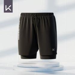 Keep 泳裤男款速干防尴尬游泳装备全套泳镜泳帽三件套 13543-173011