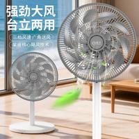 扬子空调 扬子（YAIR）家用20叶/落地电风扇/轻音节能/强力大风力/台式立式升级遥控加高款