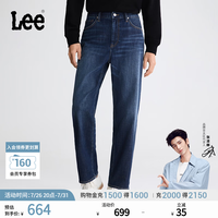 Lee 26早秋新品五袋款761宽松阔腿牛仔