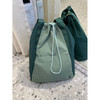 LuLuLun 抽绳双肩包 绿色 运动背包