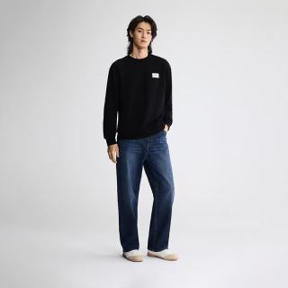 Lee 26早秋新品五袋761系列宽松阔腿牛仔裤