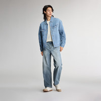 Lee 26早秋新品五袋款761宽松阔腿牛仔裤
